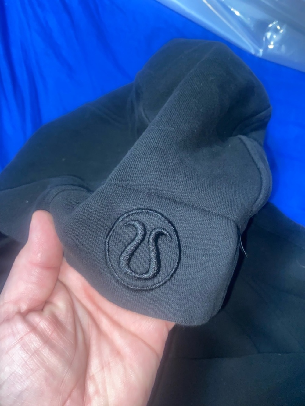 Lululemon size 2 Black Athletic scuba Hoodie full Zip